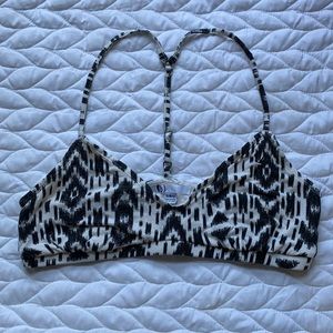 Medium Volcom Black & White Print Bralette